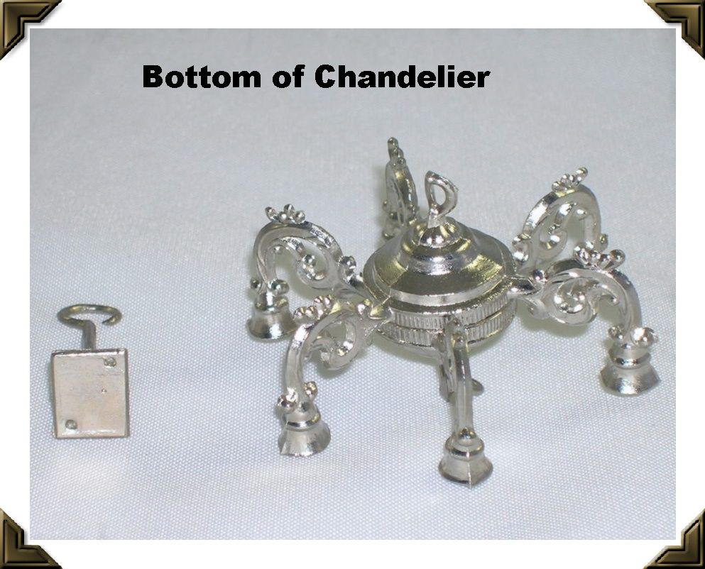 NOS Fancy Miniature Chandelier Original Box Made In Japan NOS Fancy Miniature Chandelier Original Box Made In Japan