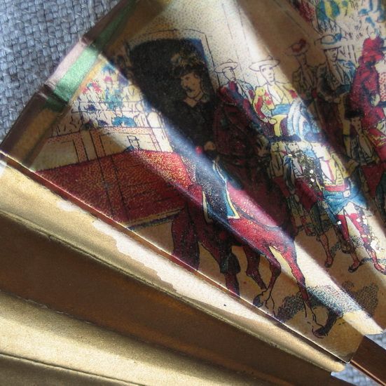 Antique Victorian Wooden Finger Souvenir Fan Habana Bullfight Antique Victorian Wooden Finger Souvenir Fan Habana Bullfight