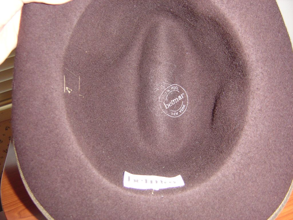 Rich Brown 100% Wool Hat by Betmar New York Rich Brown 100% Wool Hat by Betmar New York