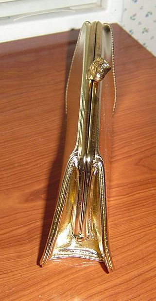 Metallic Gold Convertible Clutch Evening Handbag Purse Metallic Gold Convertible Clutch Evening Handbag Purse
