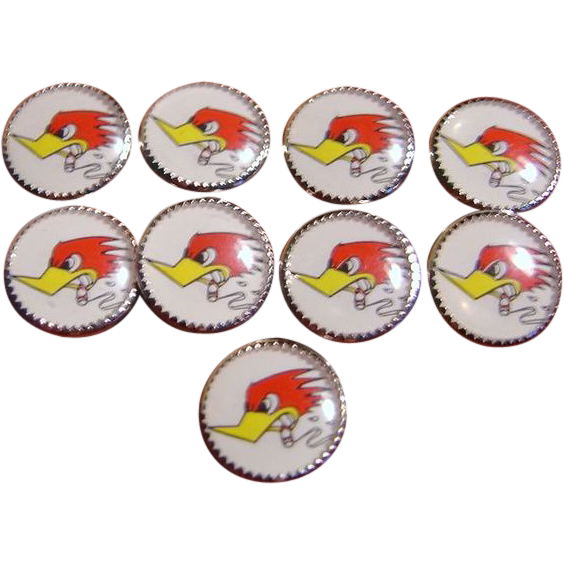 Vintage Clay Smith's Cams "Mr. Horsepower" Buttons Vintage Clay Smith's Cams "Mr. Horsepower" Buttons