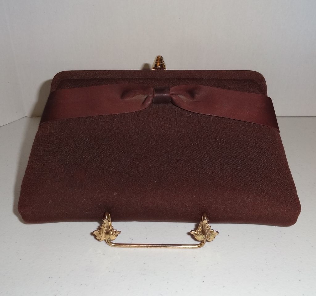 Vintage 1960's Brown Convertible Clutch Purse Vintage 1960's Brown Convertible Clutch Purse