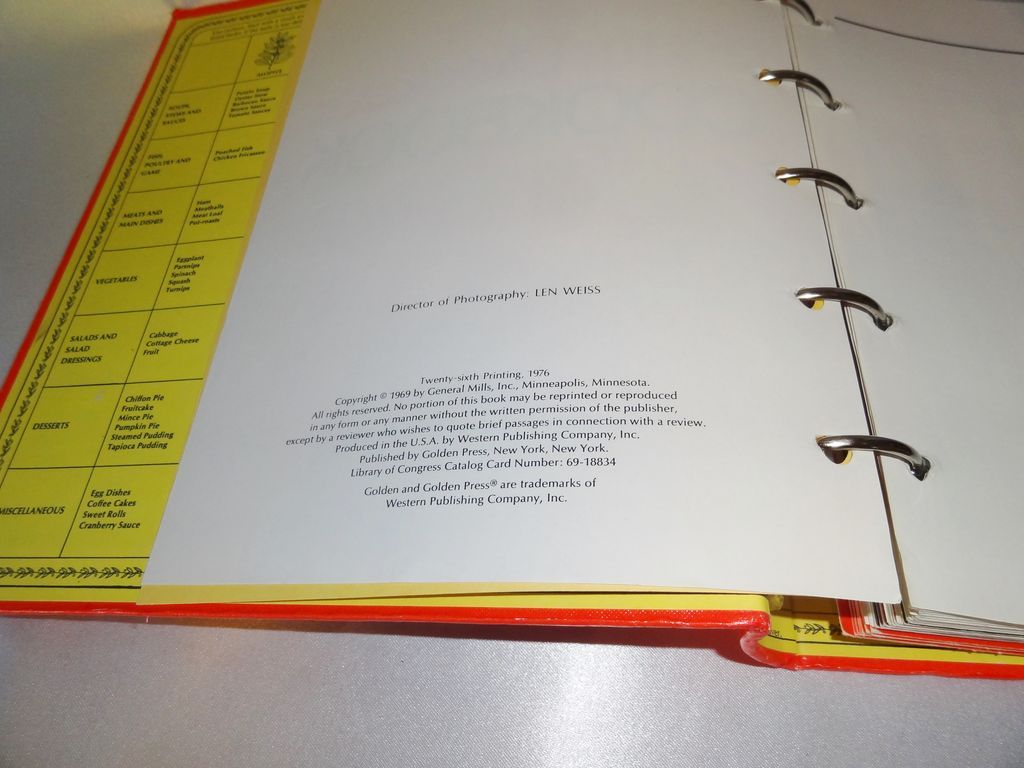 Betty Crocker's Cookbook c.1976 Never Used Betty Crocker's Cookbook c.1976 Never Used