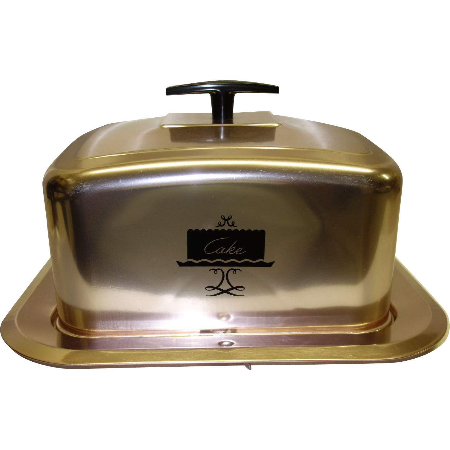 Vintage West Bend Aluminum Square Cake Carrier/Server from vintagevault on Ruby Lane