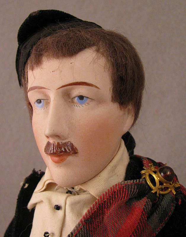 12" Damerval & Laffranchy Male Doll in Original Scottish Costume 12" Damerval & Laffranchy Male Doll in Original Scottish Costume