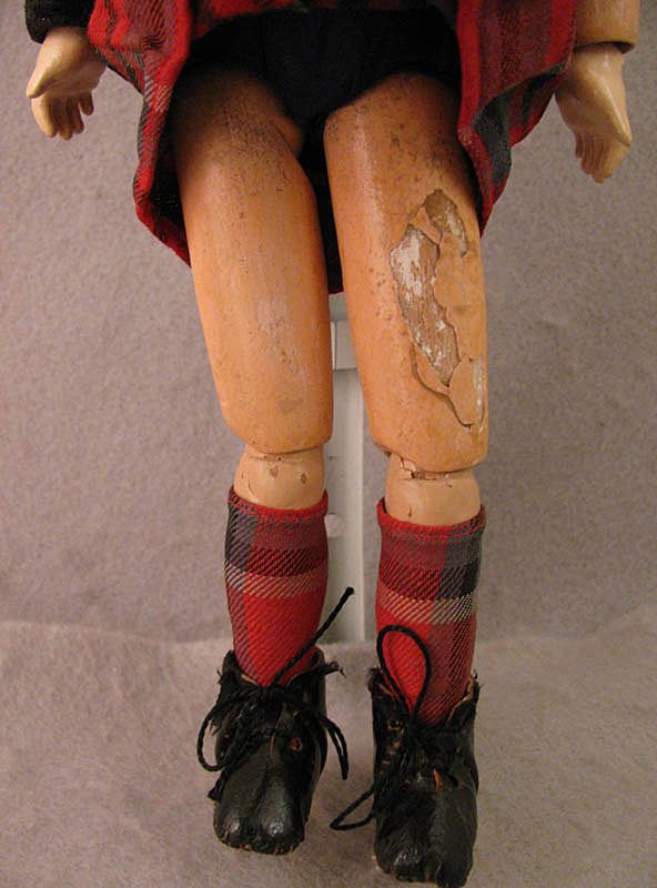 12" Damerval & Laffranchy Male Doll in Original Scottish Costume 12" Damerval & Laffranchy Male Doll in Original Scottish Costume
