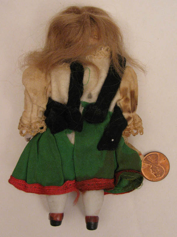 5" All Original Swivel Neck All Bisque Doll w/ Grapes 5" All Original Swivel Neck All Bisque Doll w/ Grapes