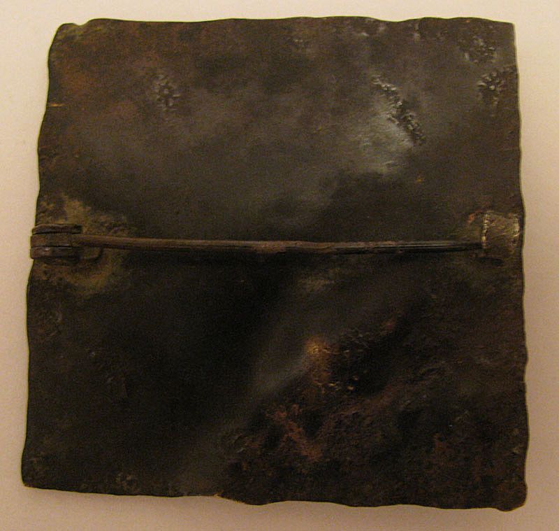 c.1900 Hand Made Bronze Arts & Crafts Cicero Brooch c.1900 Hand Made Bronze Arts & Crafts Cicero Brooch
