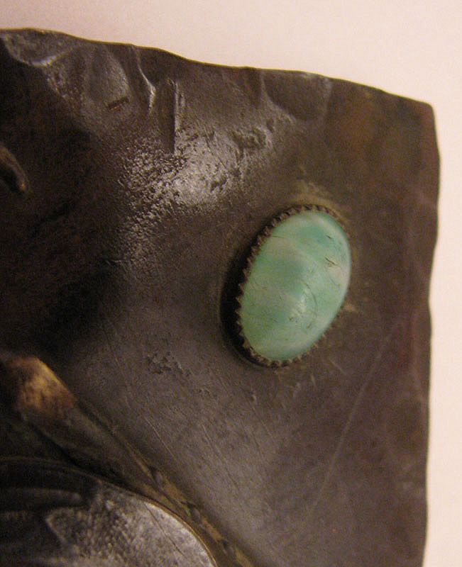 c.1900 Hand Made Bronze Arts & Crafts Cicero Brooch c.1900 Hand Made Bronze Arts & Crafts Cicero Brooch