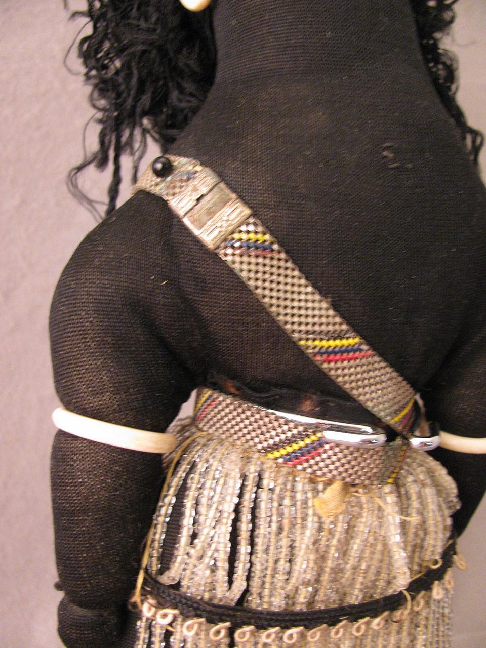 12" Home Made Ethnic Black Cloth Doll c. 1920s-30s 12" Home Made Ethnic Black Cloth Doll c. 1920s-30s