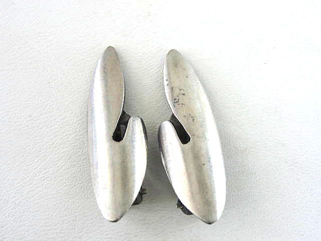 E. Dragsted Modernist Earrings Sterling Silver Vintage E. Dragsted Modernist Earrings Sterling Silver Vintage