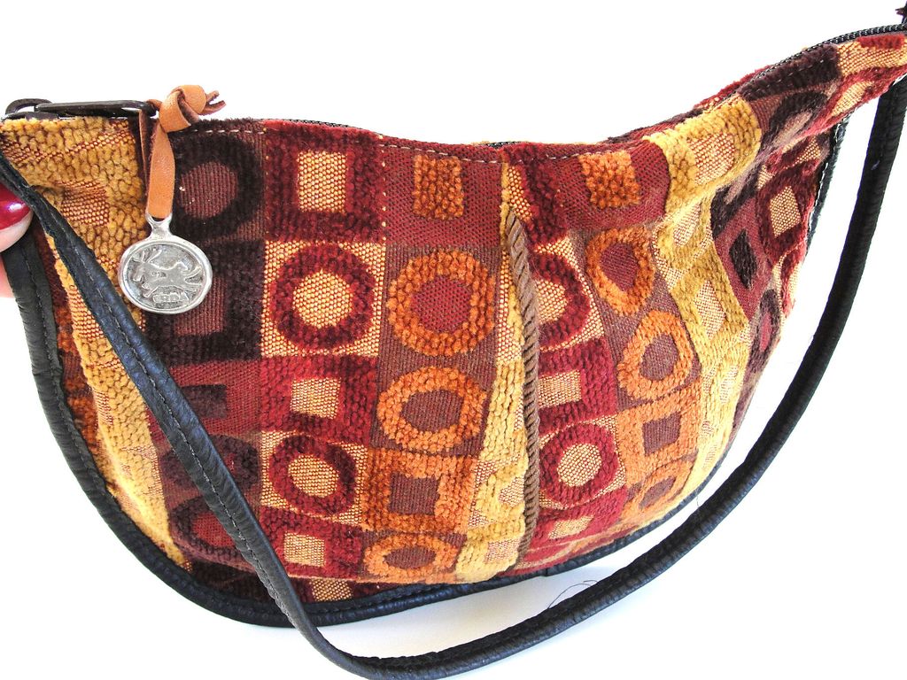 Erda Designer Handbag Maine Fabric Vintage One of A Kind