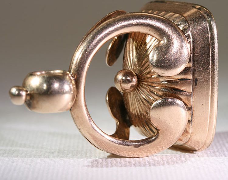 Antique Intaglio Seal, Victorian 15k Gold Antique Intaglio Seal, Victorian 15k Gold