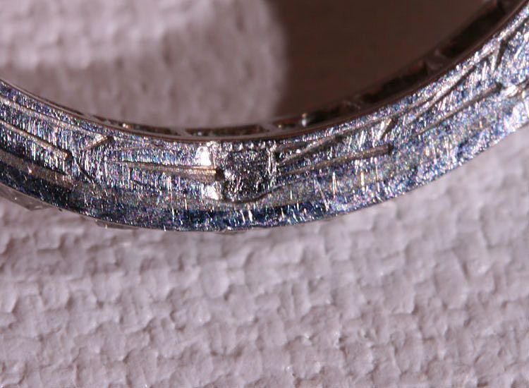 Vintage Art Deco Platinum and Diamond Eternity Wedding or Anniversary Band, Size 8.5 Vintage Art Deco Platinum and Diamond Eternity Wedding or Anniversary Band, Size 8.5