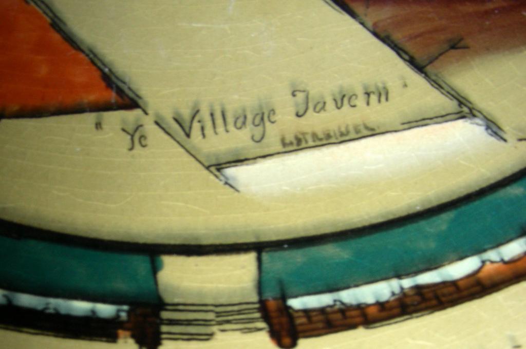 Buffalo Pottery Deldare Ware Salad or Serving Bowl ~ Village Tavern Series Buffalo Pottery Deldare Ware Salad or Serving Bowl ~ Village Tavern Series