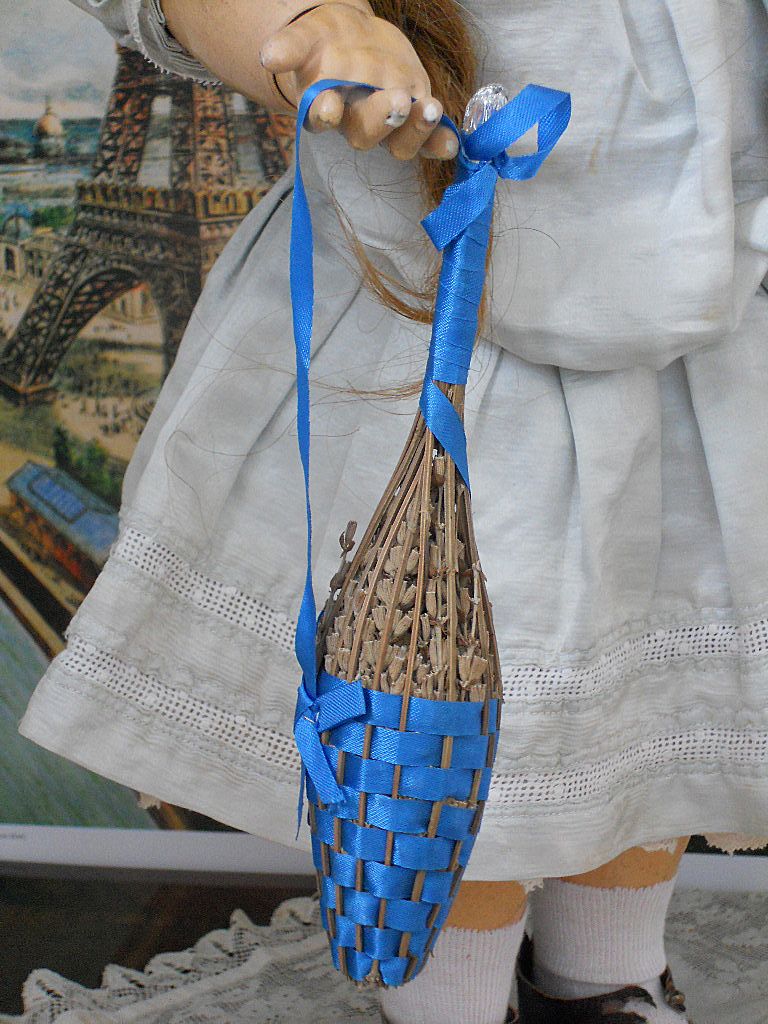 ~~~ Nice Antique France Lavender Sachets for Doll display ~~~ ~~~ Nice Antique France Lavender Sachets for Doll display ~~~