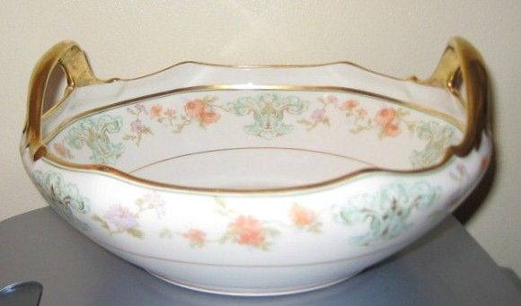 Bawo & Dotter Serving Bowl Elite Works Limoges France Bawo & Dotter Serving Bowl Elite Works Limoges France