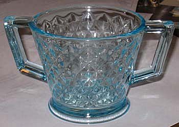 Diamond Quilted Sugar Bowl Imperial Glass Co. Diamond Quilted Sugar Bowl Imperial Glass Co.