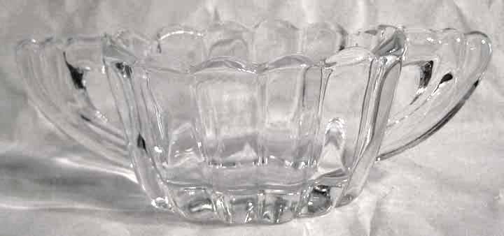 Heisey Crystolite Individual Cream & Sugar with Tray Heisey Crystolite Individual Cream & Sugar with Tray
