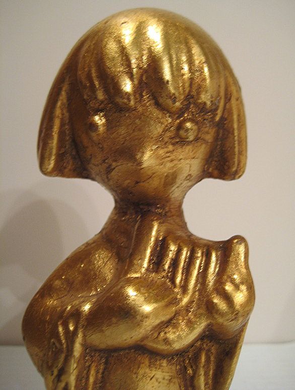 Howard Pierce Golden Girl with Harp Howard Pierce Golden Girl with Harp