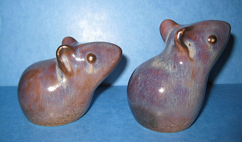 Howard Pierce Porcelain Purple Mice Howard Pierce Porcelain Purple Mice