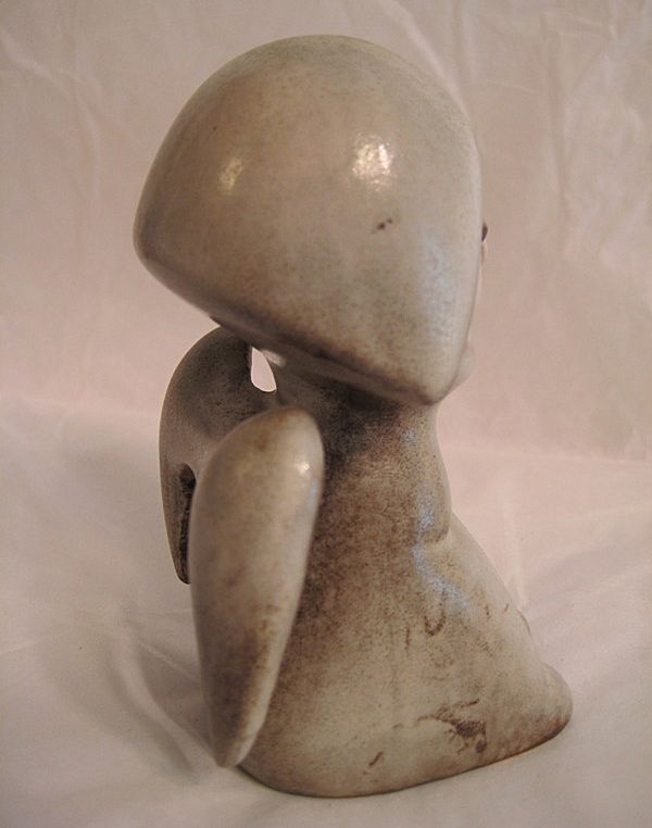 Howard Pierce Porcelain Angel Meditating Figurine Howard Pierce Porcelain Angel Meditating Figurine