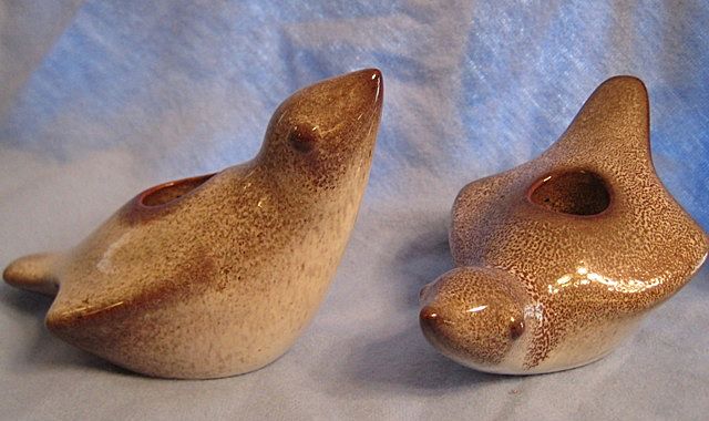 Howard Pierce Porcelain Bird Candle Holders Howard Pierce Porcelain Bird Candle Holders