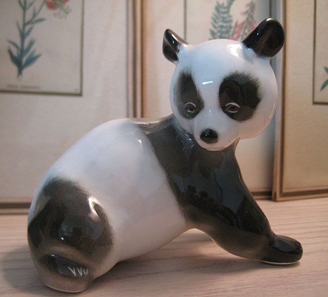 Lomonosov Porcelain Panda Bear Lomonosov Porcelain Panda Bear