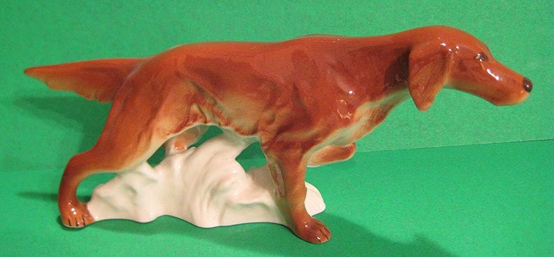 Lomonosov Porcelain Irish Setter Lomonosov Porcelain Irish Setter