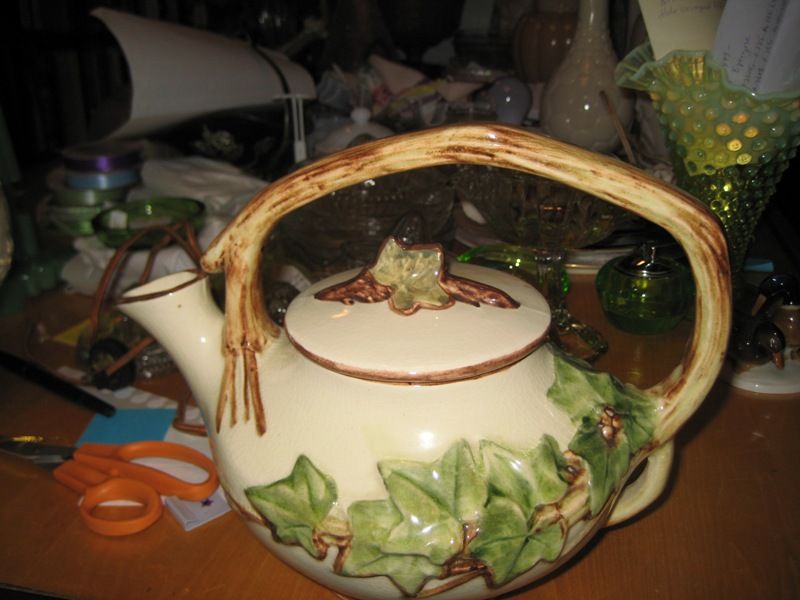 McCoy Pottery Ivy Teapot McCoy Pottery Ivy Teapot