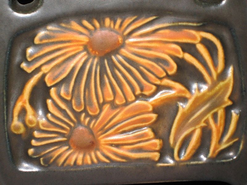 Roseville Rosecraft Panel Double Bud Vase Roseville Rosecraft Panel Double Bud Vase