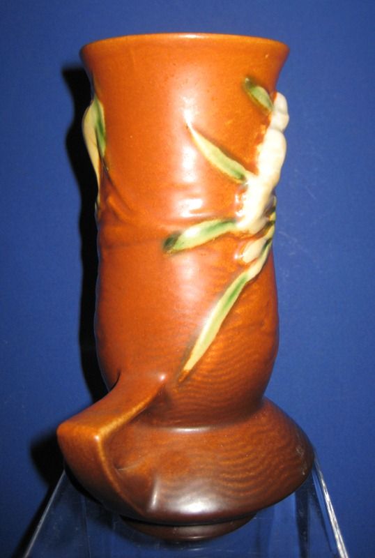 Roseville Freesia Vase 119-7 brown Roseville Freesia Vase 119-7 brown