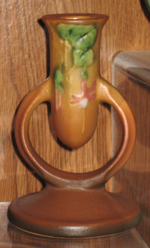 Roseville Fuchsia Candle Holder Roseville Fuchsia Candle Holder