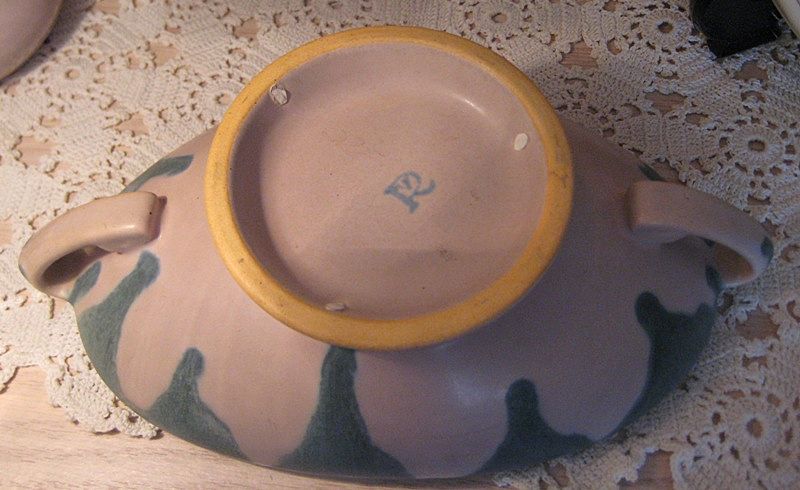 Roseville 1910 Carnelian I Bowl #160-7 Roseville 1910 Carnelian I Bowl #160-7