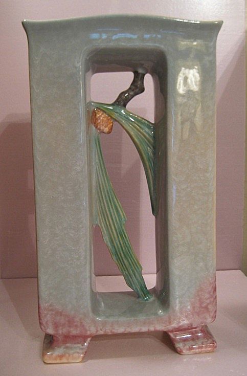 Roseville Artwood Double Vase 1060-12 Roseville Artwood Double Vase 1060-12