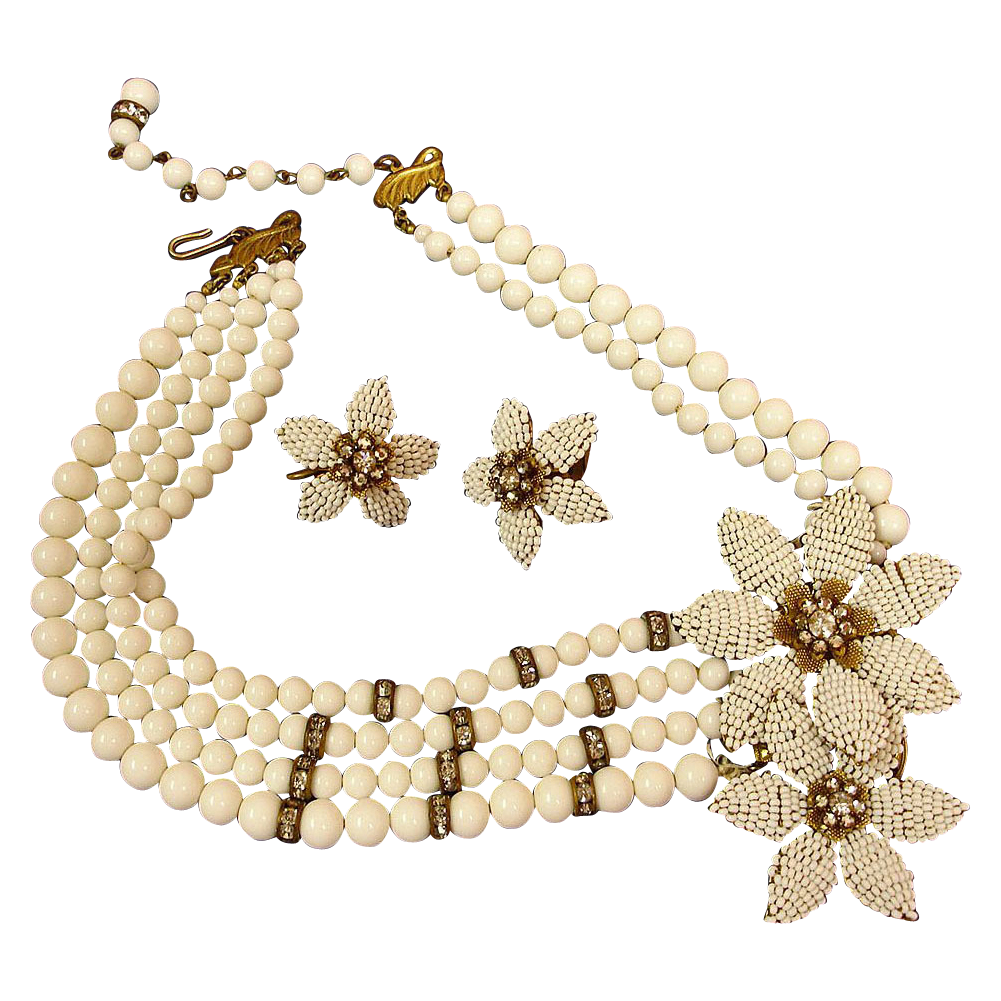 Vintage JONNE by Schrager Necklace and Earrings Set – Vintage Demi Parure Jewelry Vintage JONNE by Schrager Necklace and Earrings Set – Vintage Demi Parure Jewelry
