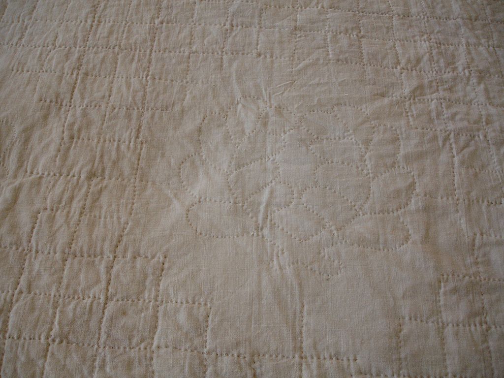 HUGE Antique Turkey Red and White Double Irish Chain QUILT HUGE Antique Turkey Red and White Double Irish Chain QUILT