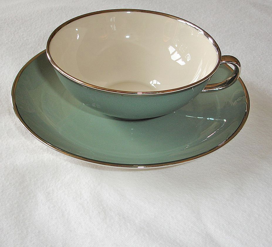 Vintage Franciscan China SPRUCE Green Gladding McBean of from