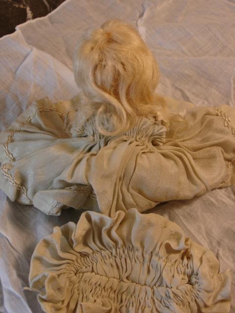 6" Kestner All Bisque w/Sleep Eyes~Original Silk Dress & Hat 6" Kestner All Bisque w/Sleep Eyes~Original Silk Dress & Hat
