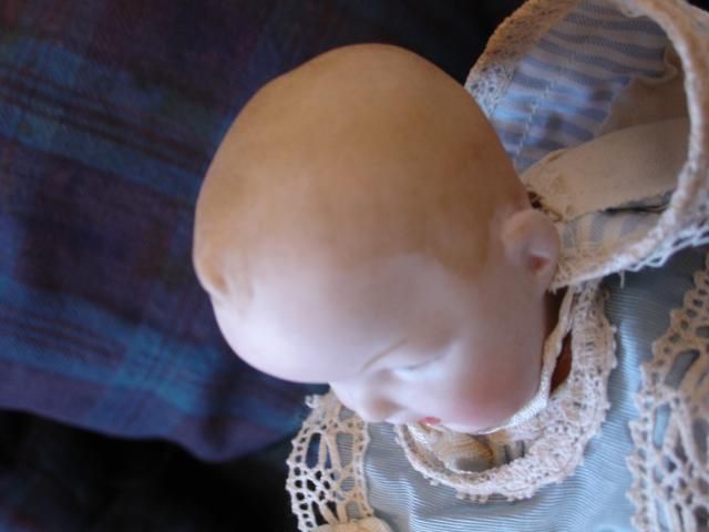 Adorable, Tiny Antique Heubach Character Baby Adorable, Tiny Antique Heubach Character Baby