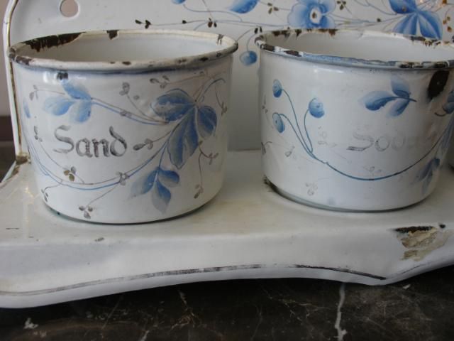 Victorian Era Handpainted Enamelware Hanging Laundry Rack~Sand, Soda, Seife Victorian Era Handpainted Enamelware Hanging Laundry Rack~Sand, Soda, Seife