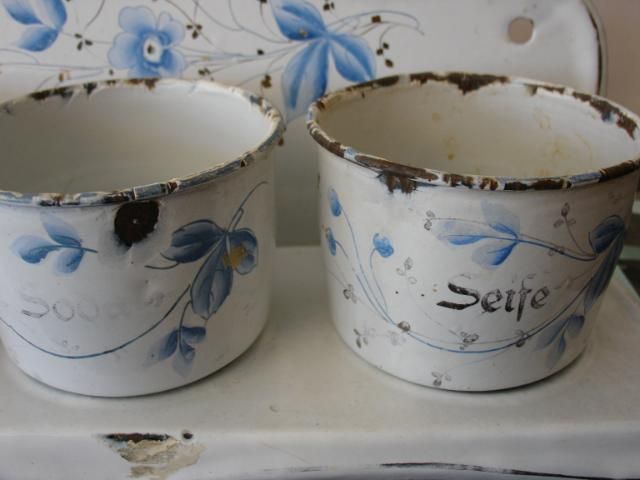 Victorian Era Handpainted Enamelware Hanging Laundry Rack~Sand, Soda, Seife Victorian Era Handpainted Enamelware Hanging Laundry Rack~Sand, Soda, Seife