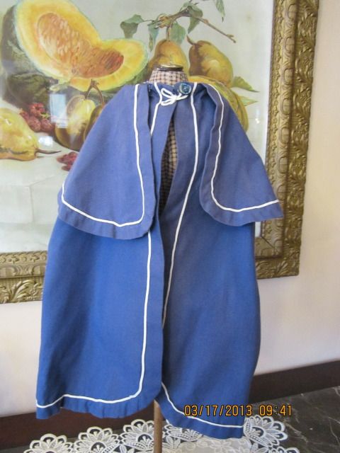 Antique Periwinkle Blue Cape Antique Periwinkle Blue Cape