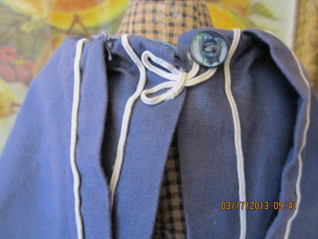 Antique Periwinkle Blue Cape Antique Periwinkle Blue Cape