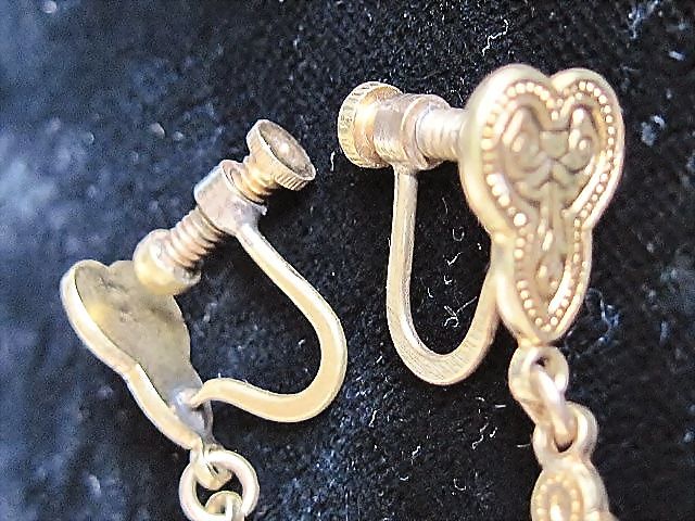 Lovely Vintage Brass Fringe Earrings Lovely Vintage Brass Fringe Earrings