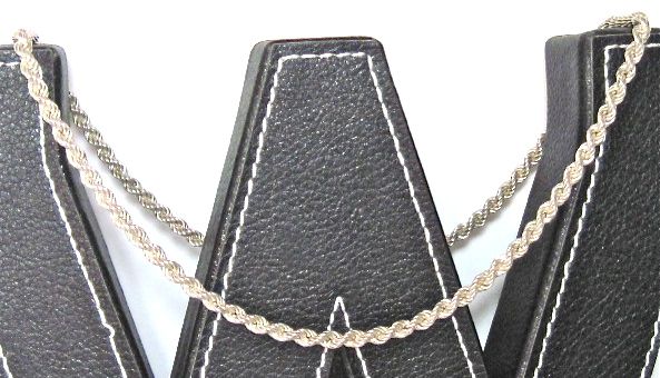 Heavy One OUNCE of Solid Sterling, Rope Necklace Heavy One OUNCE of Solid Sterling, Rope Necklace