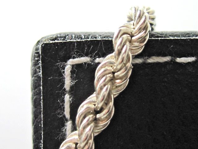 Heavy One OUNCE of Solid Sterling, Rope Necklace Heavy One OUNCE of Solid Sterling, Rope Necklace