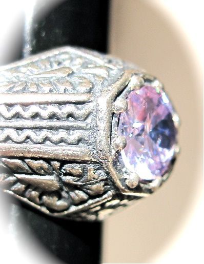 Lovely Victorian Pink Amethyst, Rose de France, Ladies Ring Lovely Victorian Pink Amethyst, Rose de France, Ladies Ring