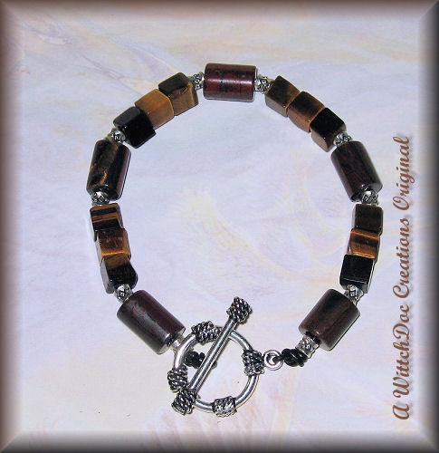 Tiger Iron and Tiger's Eye Bracelet 8 inches Tiger Iron and Tiger's Eye Bracelet 8 inches