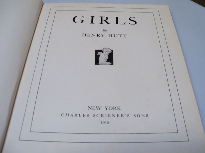 Beautifully Illustrated Book "Girls" by Henry Hutt Beautifully Illustrated Book "Girls" by Henry Hutt